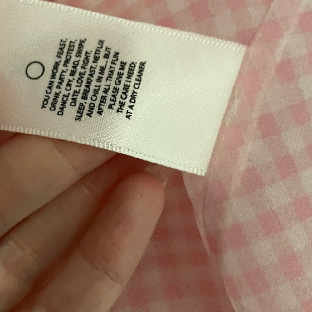 Selkie Pink Gingham Dress - Picture 9 of 9